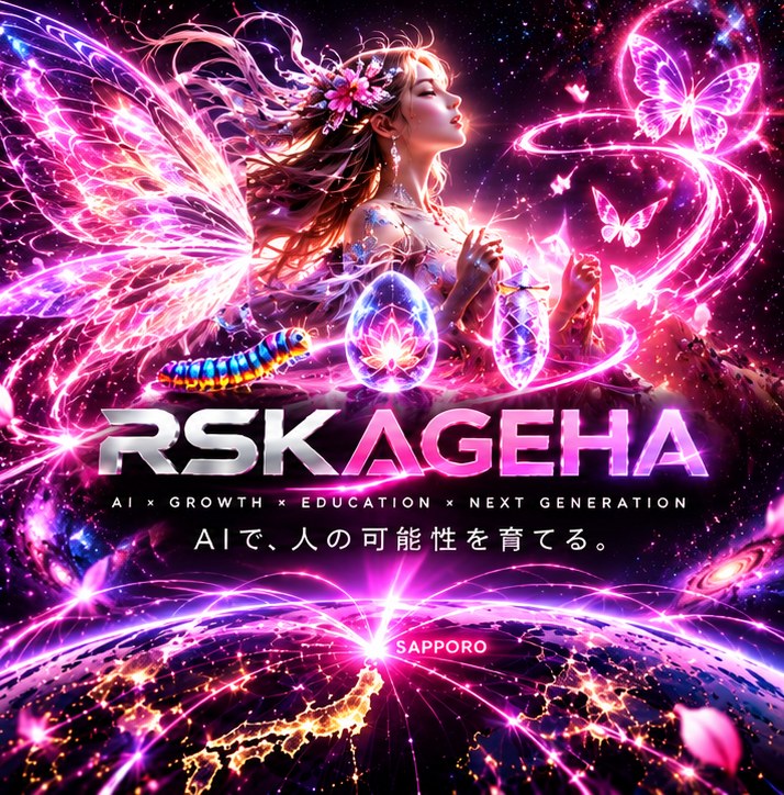 RSKAGEHA — AI × GROWTH × EDUCATION × NEXT GENERATION。AIで、人の可能性を育てる。